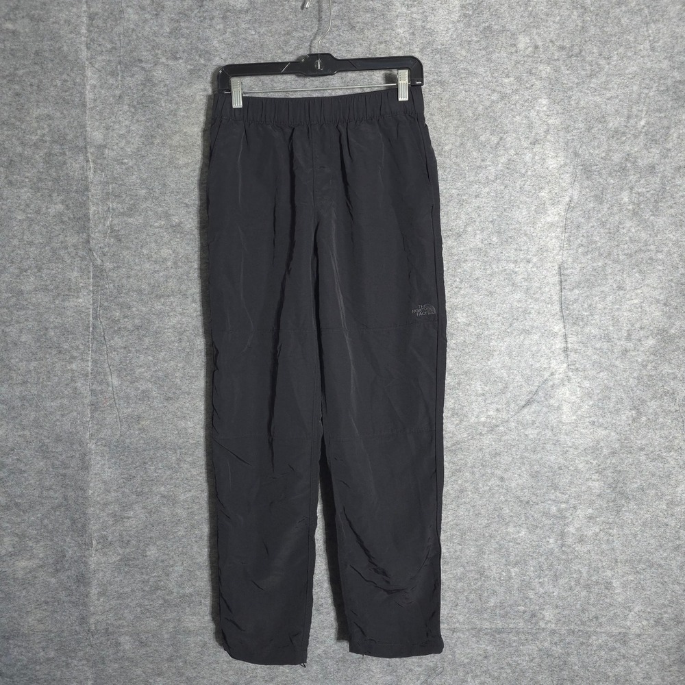 The North Face Track Pants Mens Small Black Nylon Bungee Cuff Athletic Joggers